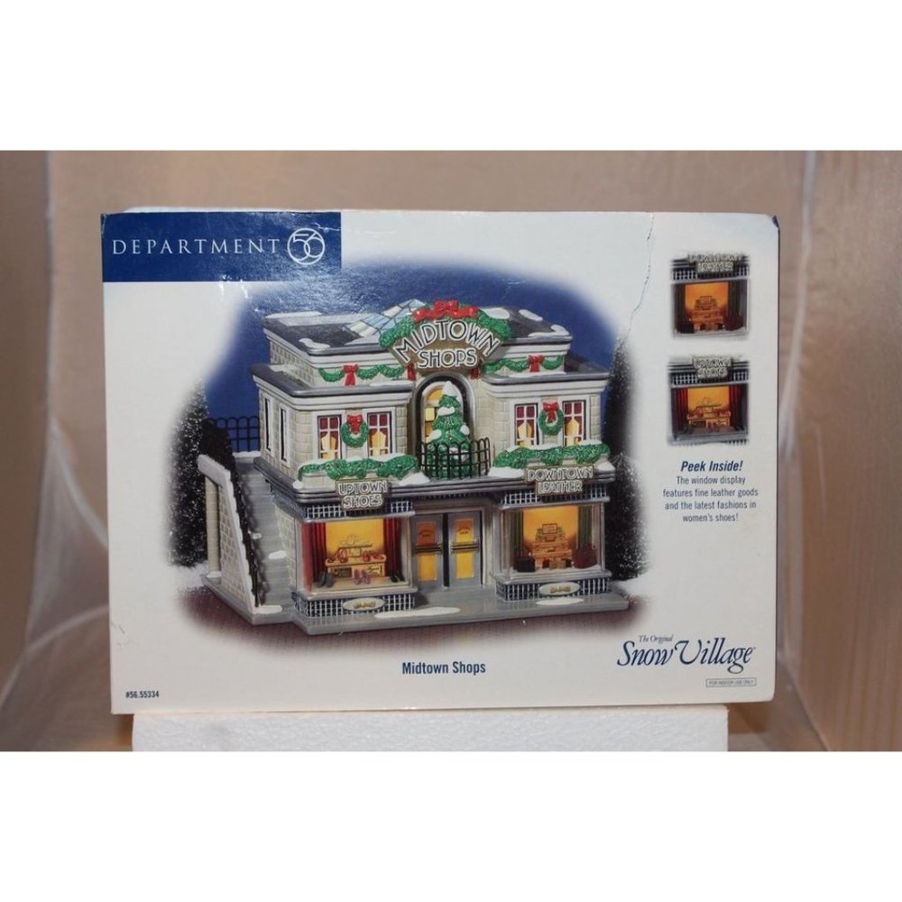 Dept 56 Snow Village - Midtown Shops